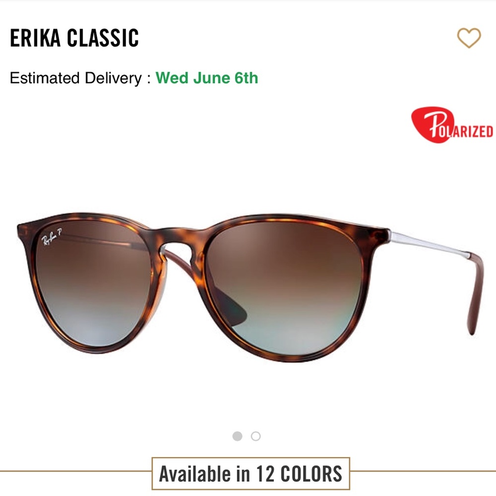 Ray Ban Polarized Erika Classic sunglasses